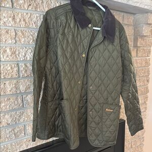 Barbour Quilted Jacket in Olive Green